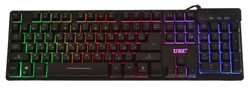 Игровая проводная клавиатура с подсветкой ZYG 800