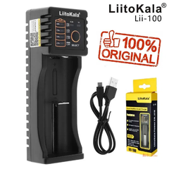 Зарядное устройство + powerbank LiitoKala Lii-100 18650 AA AAA