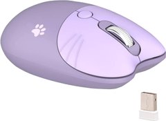 беспроводная мышка Cute Cat M3 компютерная мышка Фиолетовая