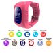 Детские смарт часы Smart Baby Watch с GPS Q50-1, Sim card, pink