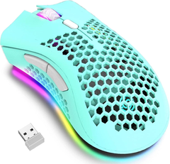 Бездротова ігрова мишка K-Snake BM600 (Micro-USB, 2.4G, RGB)‌ MINT
