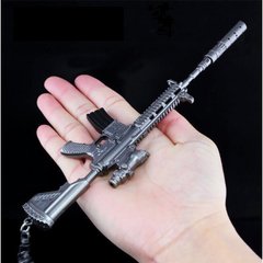 Брелок из игры PUBG M416 Assault Rifle Weapon Keychain