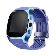 Сенсорные Smart Watch T8 смарт часы умные часы Синие